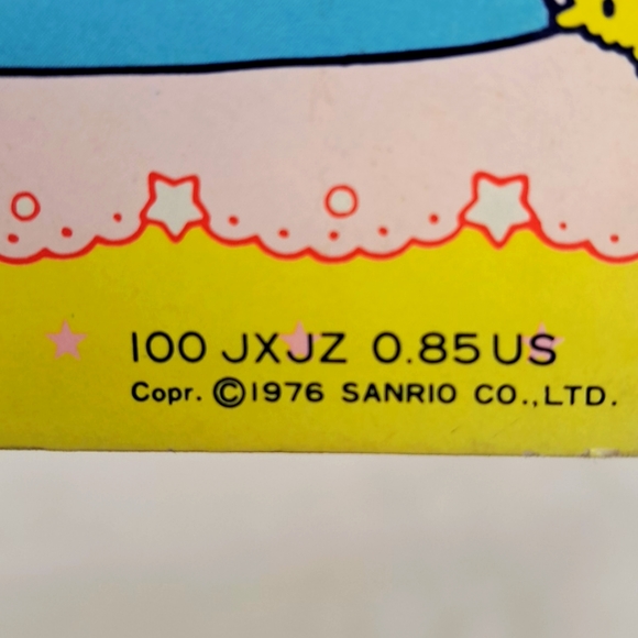 Vintage "KIKI AND LALA COLORING BOOK " SANRIO 1976 made in Japan - Picture 3 of 9